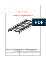 Structure Métallique D'un Pont-Bascule Pour Camion