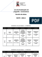 Horários 2022.2 Noite