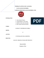 Informe de Accidentes en Obra