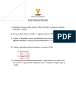 Exercício de Fixação 2 - Planos e Direções