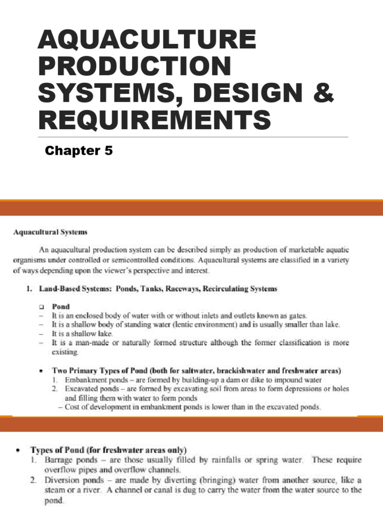 Aquaculture Site Selection Criteria | PDF | Aquaculture | Water