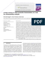 Energy Balance of Dark Anaerobic Fermentation A Satool For Sustainability Analysis