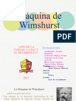 Maquina de Wimshurst - 1ero. Secundaria - 9 de Noviembre 2023