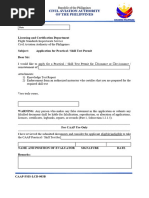 CAAP LCD Form 001 Application | PDF