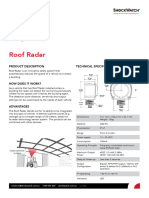 Roof Radar Sales Sheet