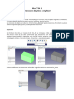 Prácticas FreeCAD 2 - Construcción de Piezas Complejas I