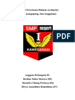 Laporan Percobaan Hukum Arcimedes (Telur Mengapung, Dan Tenggelam)