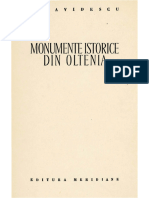 Monumente Istorice Din Oltenia - Davidescu - 1964