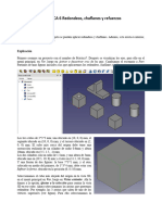 Prácticas FreeCAD 6 - Redondeos, Chaflanes y Refuerzos