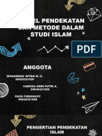 Metode Pendekatan Dan Metode Dalam Studi Islam