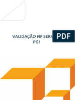 Entrada de NF Serviço - PGI