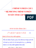 PHƯƠNG TRÌNH VI PHÂN CẤP 2 - Tu Hoc