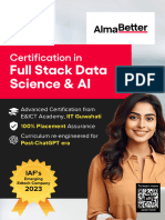IIT X Full Stack Data Science & AI - AlmaBetter Brochure 2024