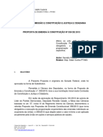 Comissão de Comissão E Constituição E Justiça E Cidadania: Gabinete Do Deputado ODAIR CUNHA - PT/MG