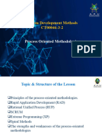 Week 04 Process Oriented Methodologies