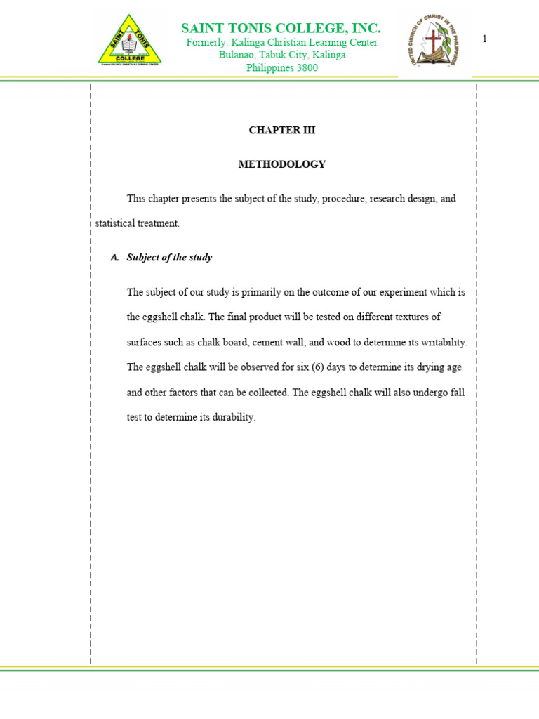 Chapter III | PDF | Career & Growth | Cooking, Food & Wine