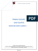 Procedimiento de Trabajo Seguro-Silentium-Odata Lampa 2 - Comentado