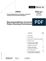 RTA-06.2 Recommendations Concerning Piston Runnimg Performance