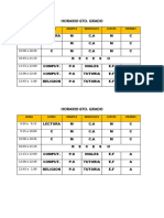 Horario 6to