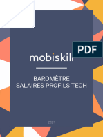 Mobiskill BAROMÈTRE DES SALAIRES