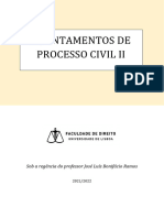 Apontamentos de Processo Civil II - Costa