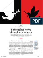 Peace Takes More Time Than Violence