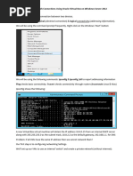 Setting Network Connections Using Oracle Virtual Box On Windows Server 2012