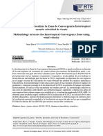 Metodologia para Localizar La Zona de Convergencia