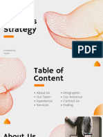 Orange White Creative Professional Modern Business Strategy Agency Presentation Template