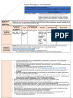 Planeación Del Proyecto Parcial de Aula