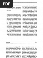 Contemporary translation theories