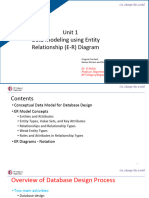 Unit 1 Data Modeling Using Entity