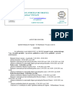 Anunt Concurs Pediatrie