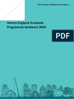 Homes England Graduate Programme Guidance 2024: The Housing and Regeneration Agency