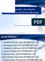 Anesthetic Assesment