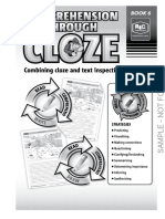 Comprehension Through Cloze - Upper Sample