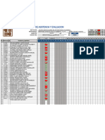 Lista de Asistencia Marzo