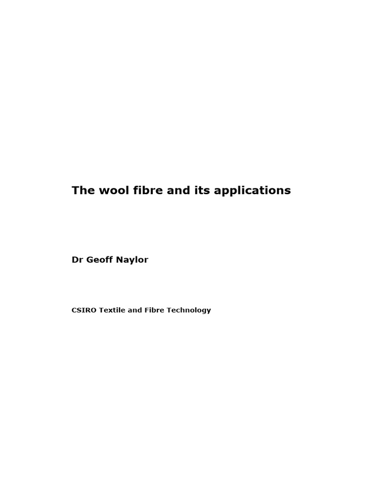 Wool's Insulating Properties Explained | PDF | Humidity | Wool