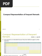 Compact Representation of Frequent Item Set