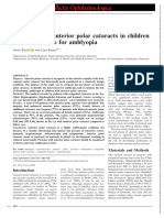 Acta Ophthalmologica - 2018 - Rasul - Prevalence of Anterior Polar Cataracts in Children and Risk Factors For Amblyopia