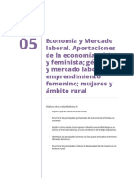 Economía y Mercado Laboral. Aportaciones de La Economía Crítica y Feminista Género y Mercado Laboral Emprendimiento Femenino Mujeres y Ámbito Rural