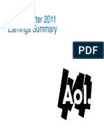 AOL Q3 2011 Earnings Presentation
