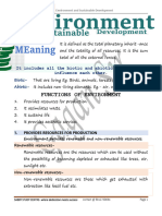 9 Environment and Sustainable Development