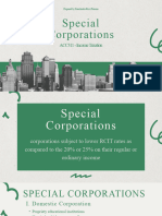 Special Corporations