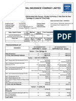 Tata AIG Motor Premium Quote - 3184 - QT - 23 - 6202979020 - QT - 23 - 6202979021