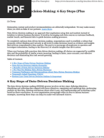 Data-Driven Decision-Making 6 Key Steps (Plus Examples)