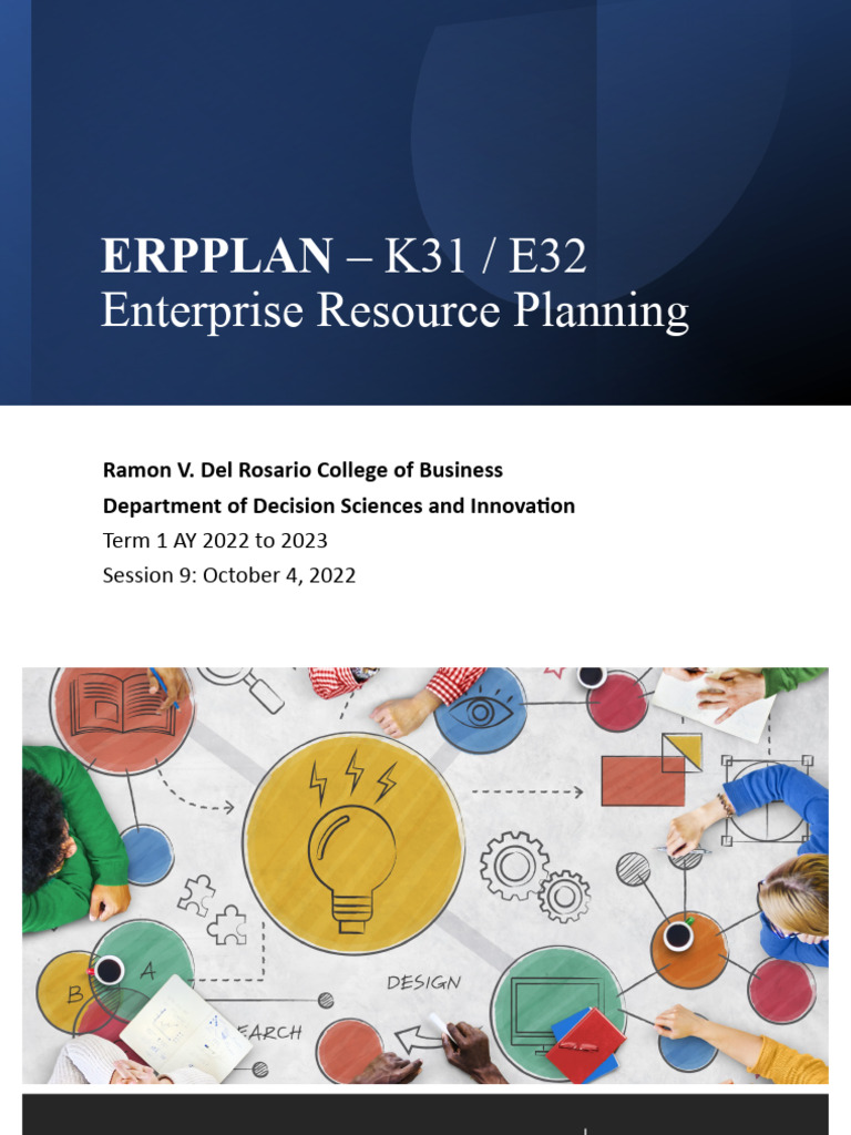 ERP Insights from DLSU Guest Speaker | PDF | Enterprise Resource ...