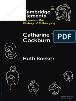 (Elements On Women in The History of Philosophy) Ruth Boeker - Catharine Trotter Cockburn-Cambridge University Press (2023)