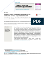 Kundalini Yoga in Women With Anorexia Nervosa and Bulimia Nervosa: A Qualitative Research (2017)