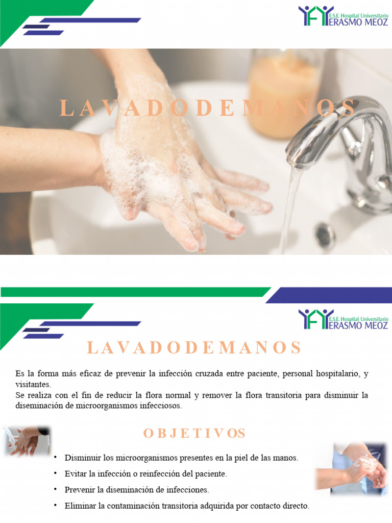 Lavado de Manos: Prevención de Infecciones | PDF | Lavado de manos ...